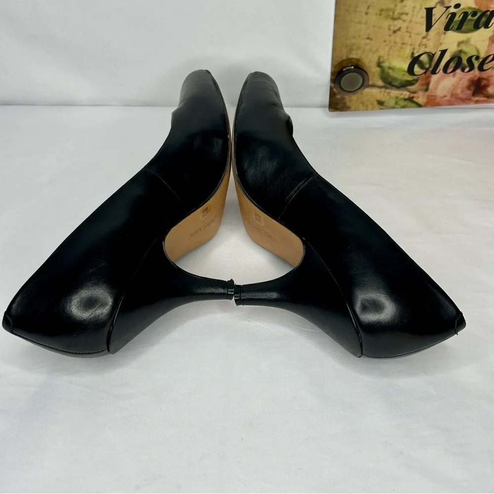 Vince Camuto Black Women's Pumps Mid Heels Size 9 - Picture 14 of 16
